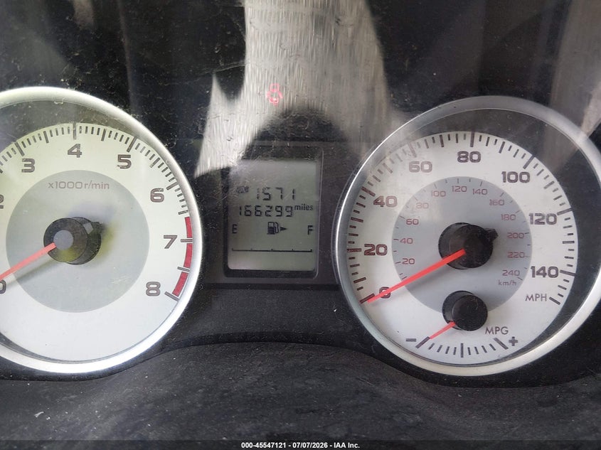 2013 Subaru Impreza VIN JF1GPAA68D2876639 IAAI salvage auction — ROLLOVER, Salvage (Nevada), sold $100 on 2026-07-31 (photo 7)