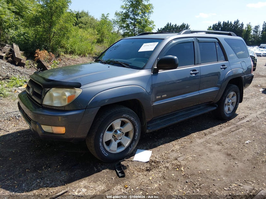 2004 Toyota 4runner VIN JTEBU14R540046520 IAAI salvage auction — NORMAL WEAR, Clear (Rhode Island), sold $2,125 on 2026-07-28 (photo 2)
