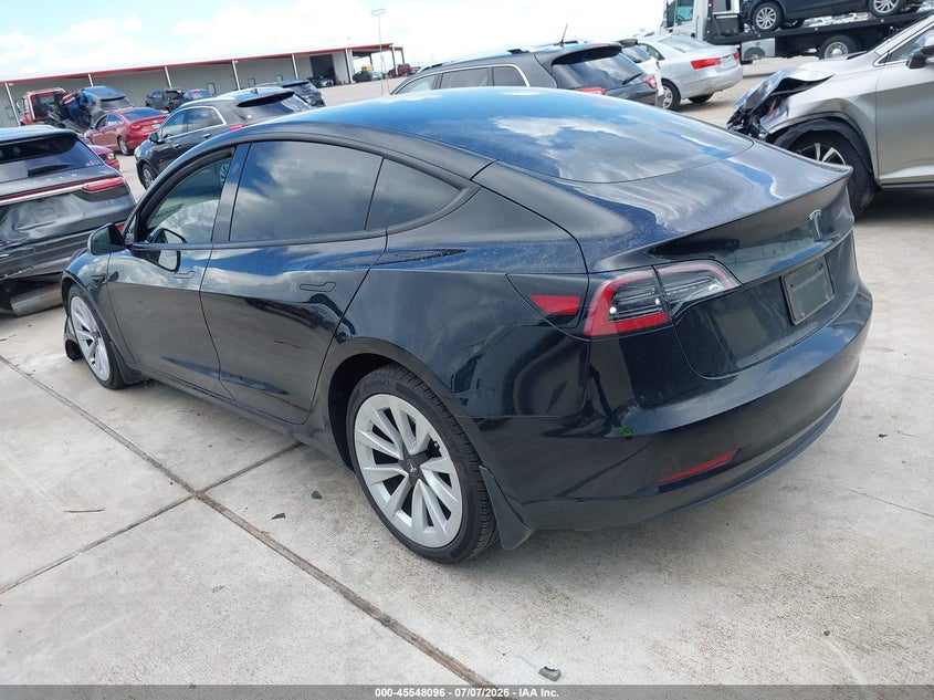2023 Tesla Model 3 VIN 5YJ3E1EA2PF492595 IAAI salvage auction — FRONT END, Original (Texas), sold $7,600 on 2026-08-28 (photo 3)
