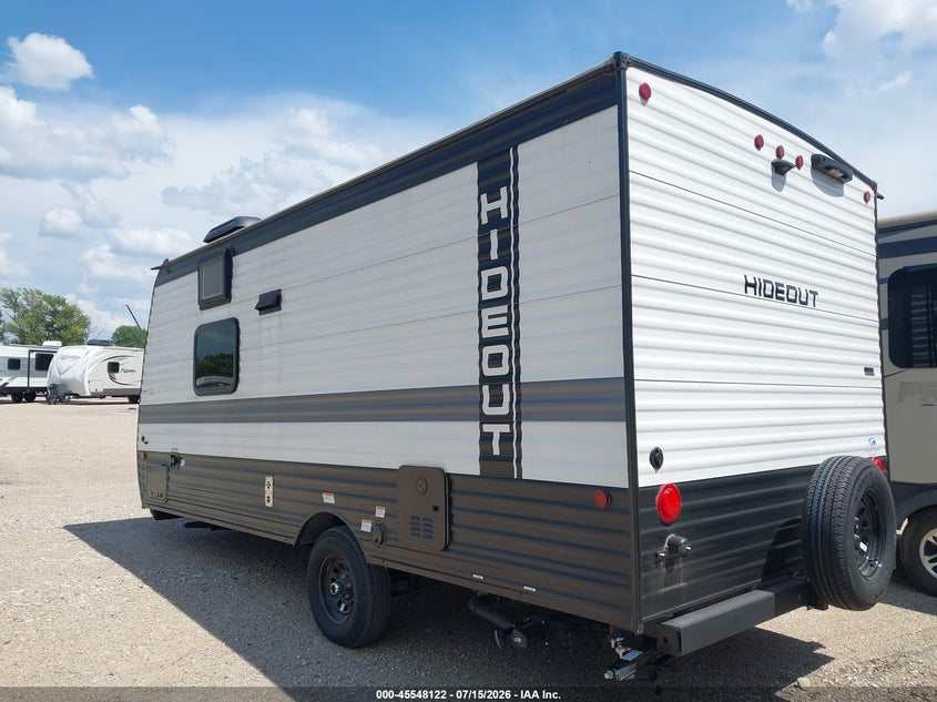 2025 Keystone Hideout VIN 4YDTH1G18SW242106 IAAI salvage auction — HAIL, Salvage (Kansas), sold $4,825 on 2026-09-02 (photo 3)