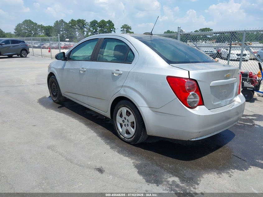 2016 Chevrolet SONIC VIN 1G1JA5SHXG4171366 IAAI salvage auction — NORMAL WEAR, Clear (Georgia), sold $375 on 2026-07-22 (photo 3)