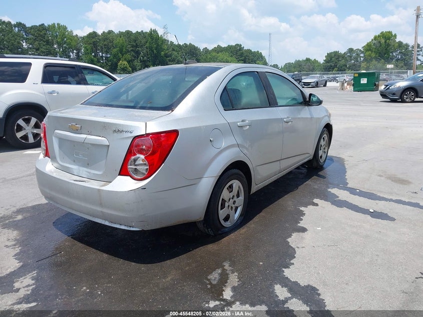 2016 Chevrolet SONIC VIN 1G1JA5SHXG4171366 IAAI salvage auction — NORMAL WEAR, Clear (Georgia), sold $375 on 2026-07-22 (photo 4)