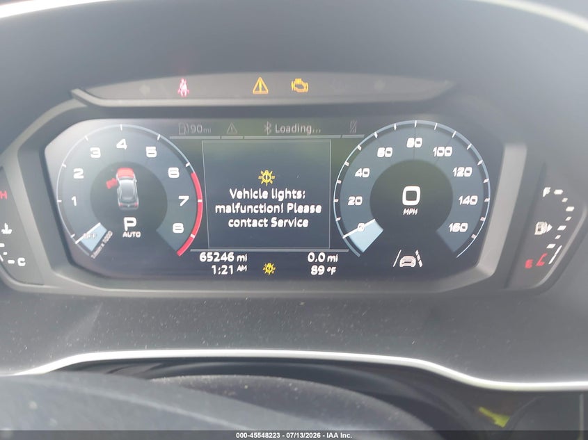 2021 Audi Q3 VIN WA1AUCF3XM1072166 IAAI salvage auction — FRONT END, Rebuildable (Florida), sold $1,050 on 2026-07-30 (photo 7)