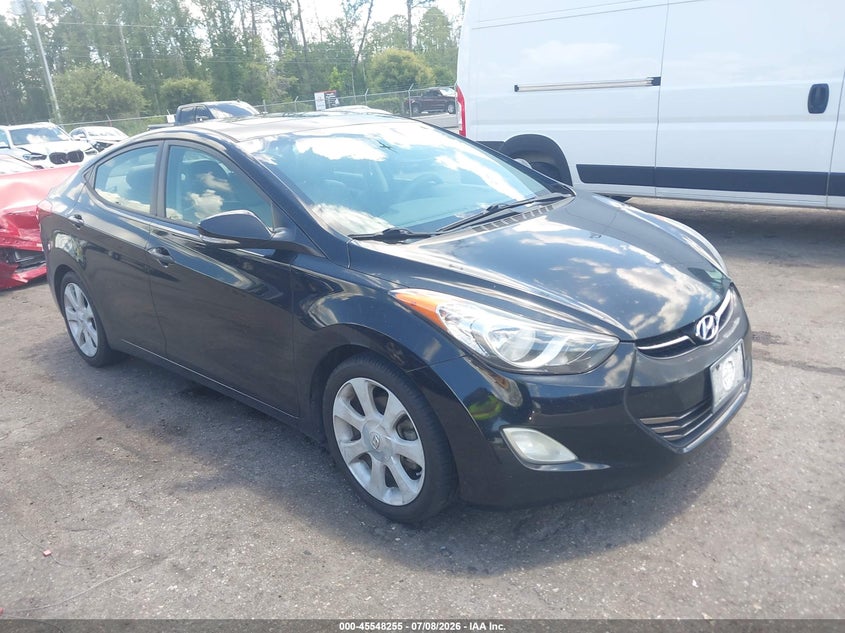 2013 Hyundai Elantra VIN KMHDH4AE5DU616976 IAAI salvage auction — NORMAL WEAR, Clear (Florida), sold $1,650 on 2026-07-14 (photo 1)