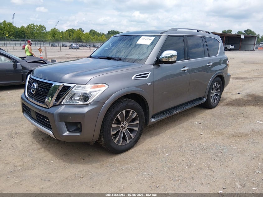 2018 Nissan Armada VIN JN8AY2NC1JX503061 IAAI salvage auction — REAR END, Salvage Title, sold $7,200 on 2026-07-22 (photo 2)