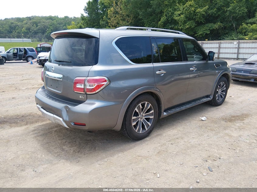 2018 Nissan Armada VIN JN8AY2NC1JX503061 IAAI salvage auction — REAR END, Salvage Title, sold $7,200 on 2026-07-22 (photo 4)