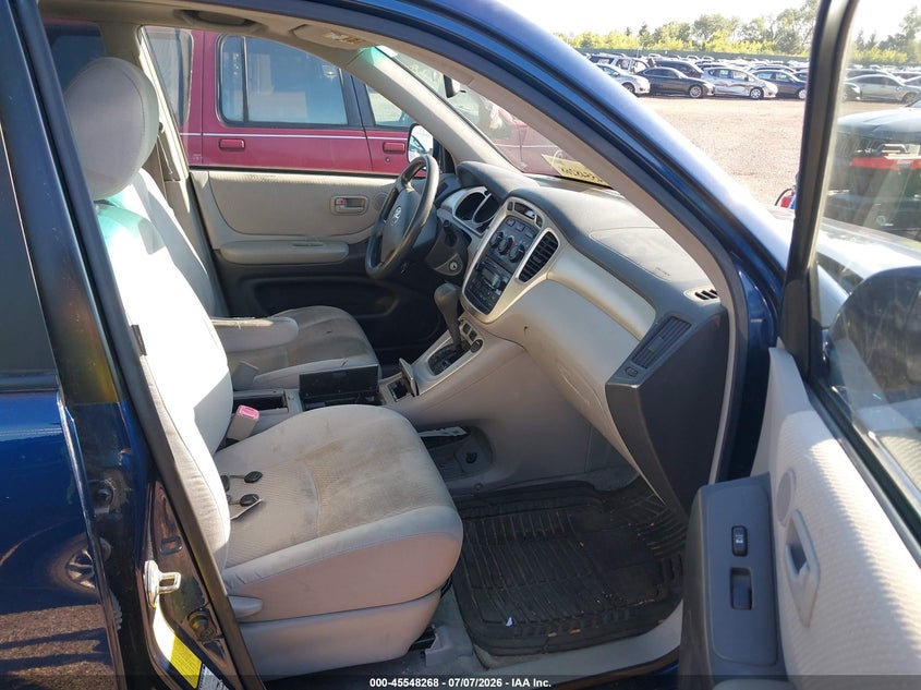 2007 Toyota Highlander VIN JTEEP21A070191767 IAAI salvage auction — NORMAL WEAR, Clear (Illinois), sold $725 on 2026-07-29 (photo 5)