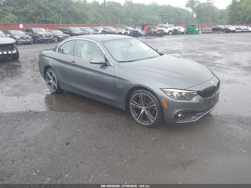 2020 BMW 4er VIN WBA4Z3C08L5N07172 IAAI salvage auction — WATER/FLOOD, Salvage Title, sold $7,300 on 2026-07-29 (photo 1)