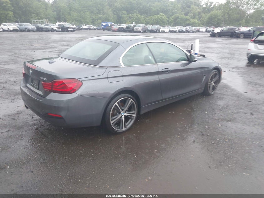 2020 BMW 4er VIN WBA4Z3C08L5N07172 IAAI salvage auction — WATER/FLOOD, Salvage Title, sold $7,300 on 2026-07-29 (photo 4)