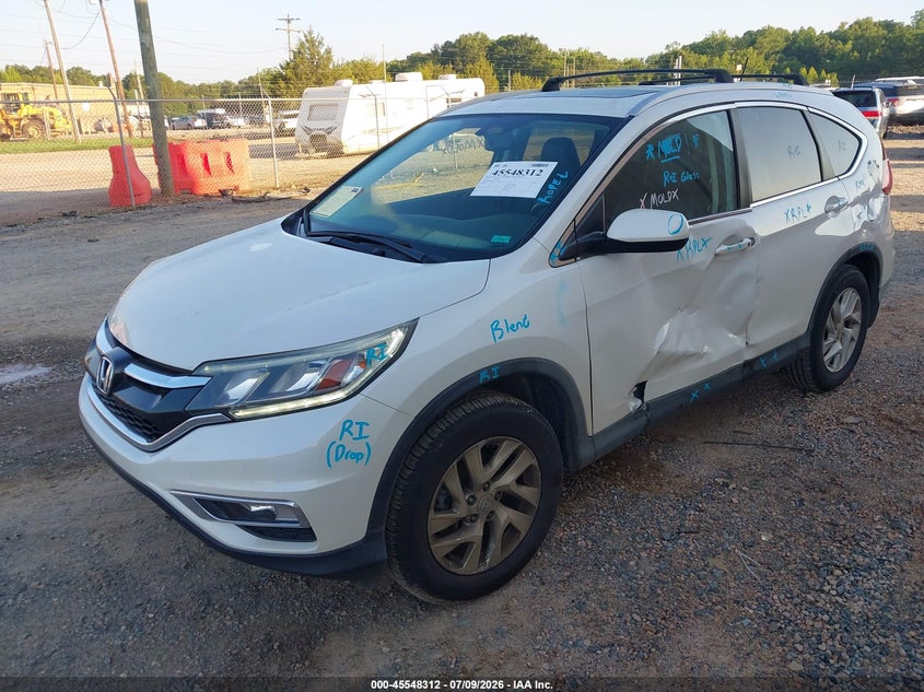 2016 Honda Cr-v VIN 5J6RM4H75GL104927 IAAI salvage auction — LEFT SIDE, Salvage (North Carolina), sold $4,850 on 2026-07-23 (photo 2)