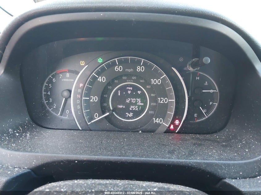 2016 Honda Cr-v VIN 5J6RM4H75GL104927 IAAI salvage auction — LEFT SIDE, Salvage (North Carolina), sold $4,850 on 2026-07-23 (photo 7)