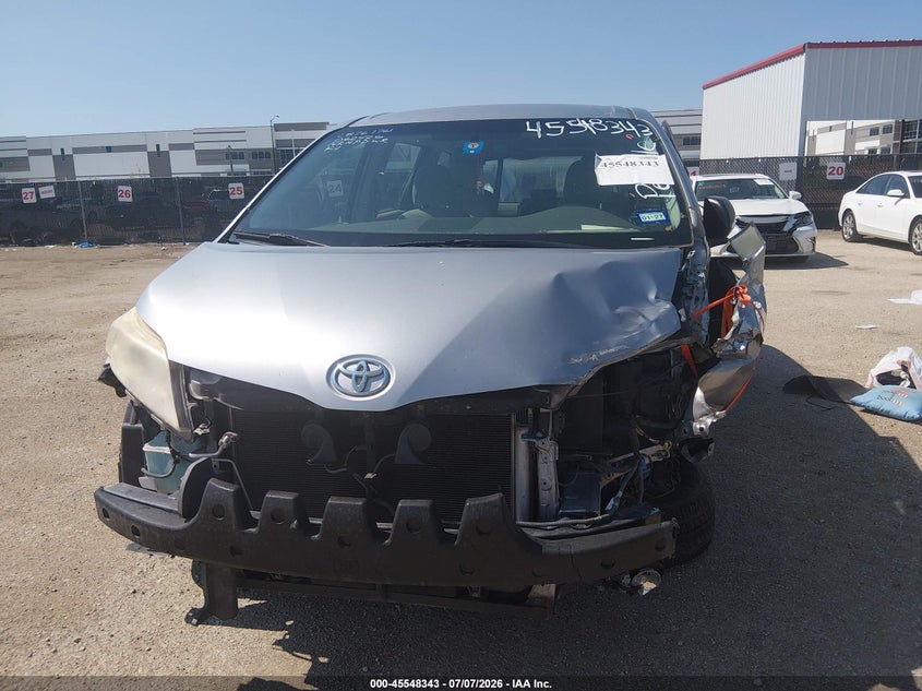 2011 Toyota Sienna VIN 5TDZK3DC2BS112287 IAAI salvage auction — NORMAL WEAR, Original (Texas), sold $1,150 on 2026-07-21 (photo 6)