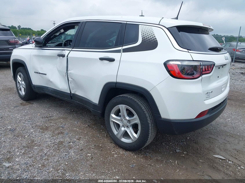 2023 Jeep Compass VIN 3C4NJDAN1PT519592 IAAI salvage auction — UNKNOWN, Salvage Title, sold $3,100 on 2026-08-08 (photo 3)