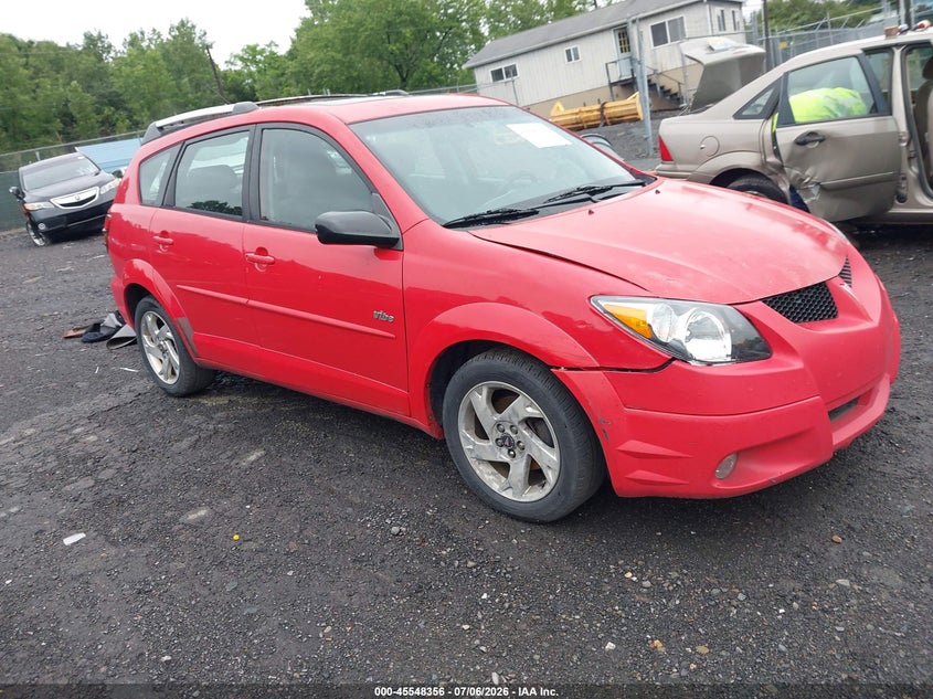 2003 Pontiac Vibe VIN 5Y2SL62873Z481192 IAAI salvage auction — FRONT END, Salvage (Pennsylvania), sold $450 on 2026-07-28 (photo 1)