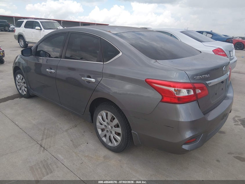 2017 Nissan Sentra VIN 3N1AB7APXHY348010 IAAI salvage auction — NORMAL WEAR, Salvage Title, sold $525 on 2026-07-24 (photo 3)