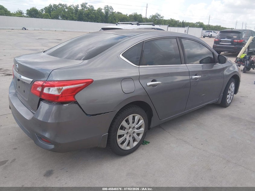 2017 Nissan Sentra VIN 3N1AB7APXHY348010 IAAI salvage auction — NORMAL WEAR, Salvage Title, sold $525 on 2026-07-24 (photo 4)