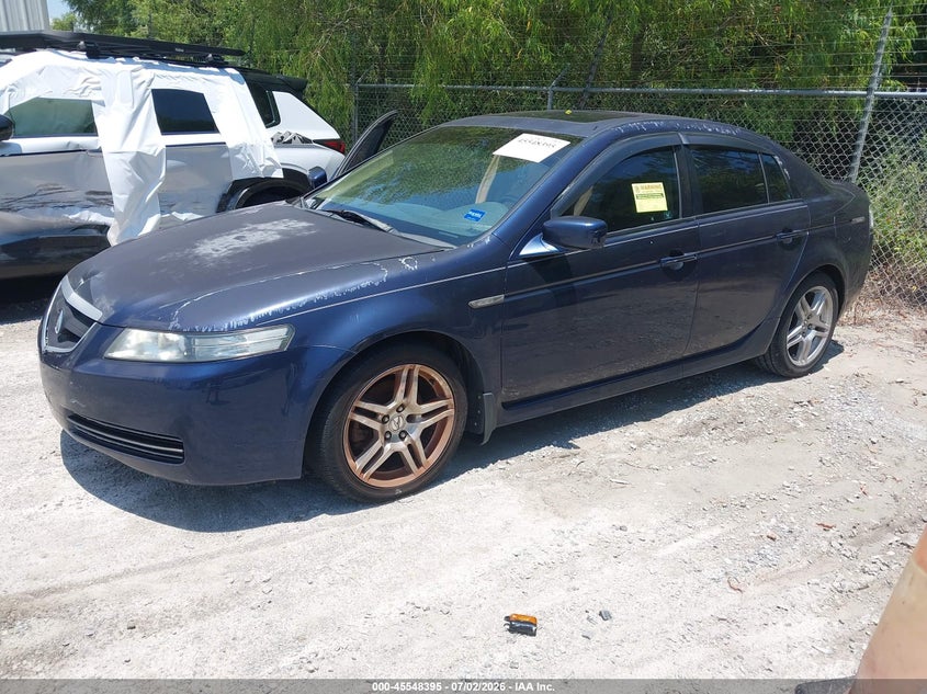 2004 Acura Tl VIN 19UUA662X4A020686 IAAI salvage auction — NORMAL WEAR, Clear (Mississippi), sold $250 on 2026-07-10 (photo 2)
