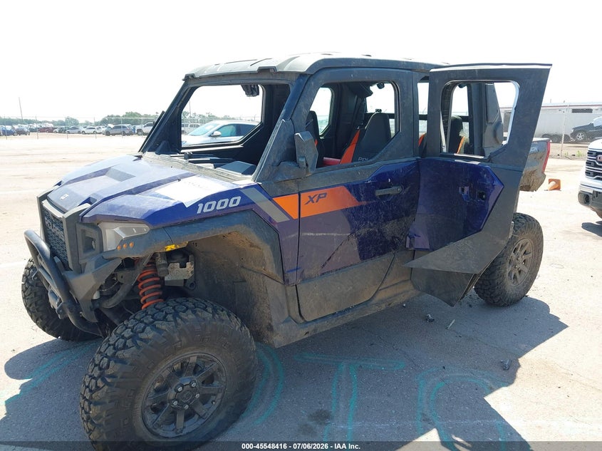 2025 Polaris VIN 3NSG5W99XSM127681 IAAI salvage auction — ROLLOVER, Regular (South Dakota), sold $14,300 on 2026-09-23 (photo 2)