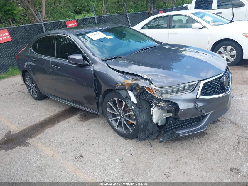 2018 Acura Tlx VIN 19UUB3F58JA004195 IAAI salvage auction — RIGHT FRONT, Wait Title, sold $3,525 on 2026-09-02 (photo 1)