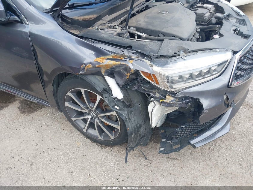 2018 Acura Tlx VIN 19UUB3F58JA004195 IAAI salvage auction — RIGHT FRONT, Wait Title, sold $3,525 on 2026-09-02 (photo 6)