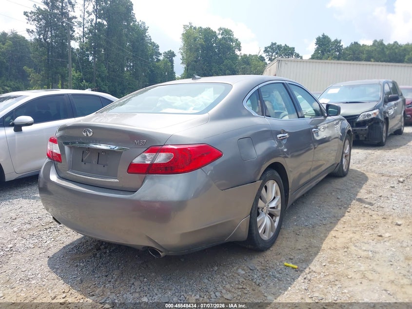 2011 Infiniti M37 VIN JN1BY1AP7BM325424 IAAI salvage auction — NORMAL WEAR, Clear (Georgia), sold $400 on 2026-07-28 (photo 4)