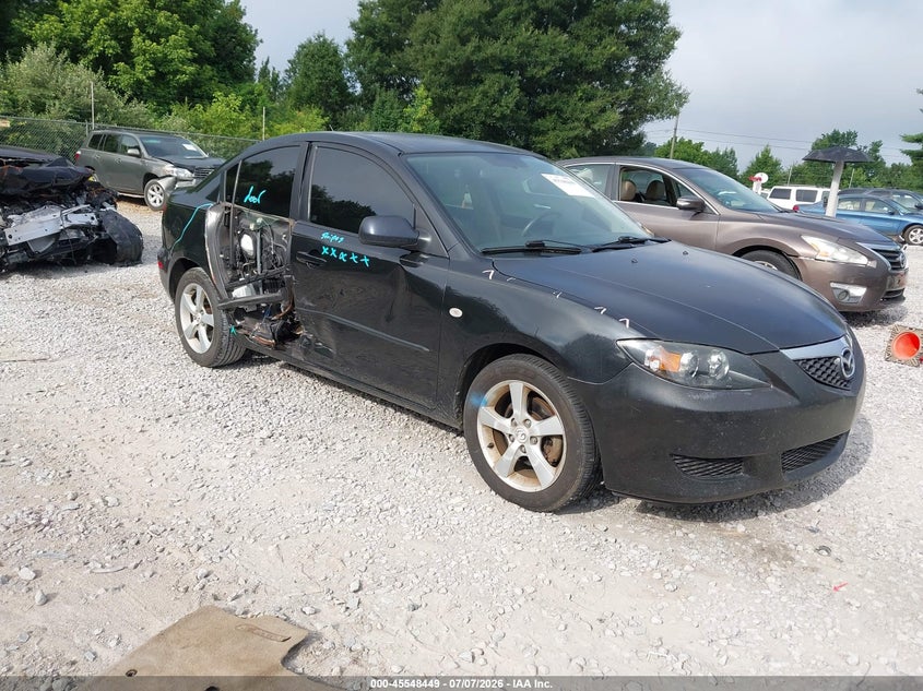 2006 Mazda 3 VIN JM1BK12F261450438 IAAI salvage auction — SIDE, Salvage (Alabama), sold $150 on 2026-07-29 (photo 1)