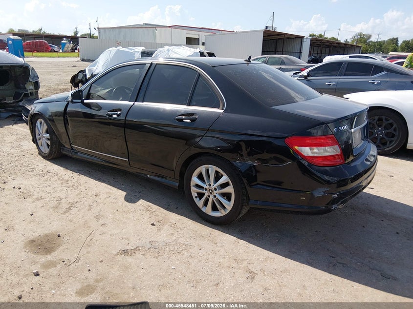 2010 Mercedes-benz C class VIN WDDGF5EB8AR086696 IAAI salvage auction — FRONT END, Original (Texas), sold $550 on 2026-08-12 (photo 3)