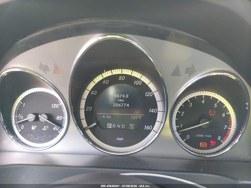2010 Mercedes-benz C class VIN WDDGF5EB8AR086696 IAAI salvage auction — FRONT END, Original (Texas), sold $550 on 2026-08-12 (photo 7)