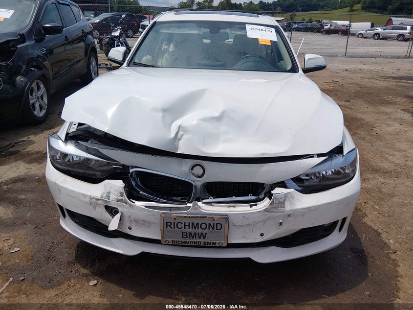 2013 BMW 3er VIN WBA3B3G53DNR79593 IAAI salvage auction — FRONT END, Salvage Title, sold $1,075 on 2026-08-20 (photo 6)