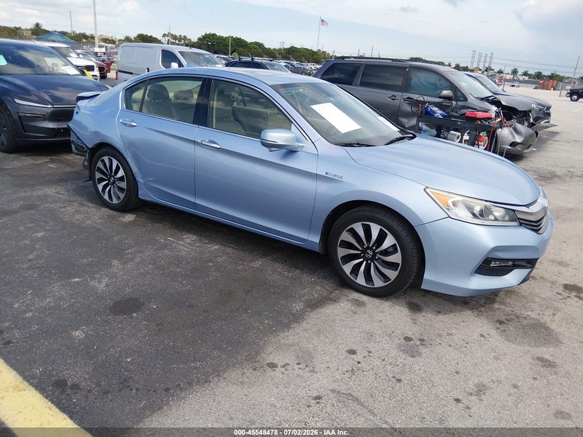 2017 Honda Accord VIN JHMCR6F58HC023771 IAAI salvage auction — REAR END, Rebuildable (Florida), sold $50 on 2026-07-30 (photo 1)