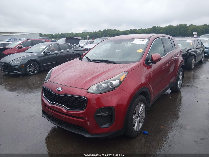 2019 Kia Sportage VIN KNDPM3AC8K7558668 IAAI salvage auction — THEFT, Salvage (Ohio), sold $1,750 on 2026-07-28 (photo 2)