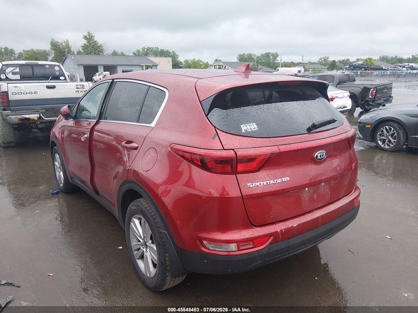 2019 Kia Sportage VIN KNDPM3AC8K7558668 IAAI salvage auction — THEFT, Salvage (Ohio), sold $1,750 on 2026-07-28 (photo 3)