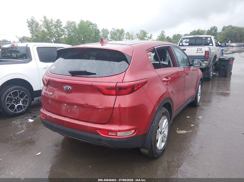 2019 Kia Sportage VIN KNDPM3AC8K7558668 IAAI salvage auction — THEFT, Salvage (Ohio), sold $1,750 on 2026-07-28 (photo 4)