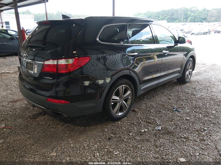 2013 Hyundai Santa fe VIN KM8SR4HF3DU002575 IAAI salvage auction — NORMAL WEAR, Clear (Georgia), sold $1,000 on 2026-07-17 (photo 4)