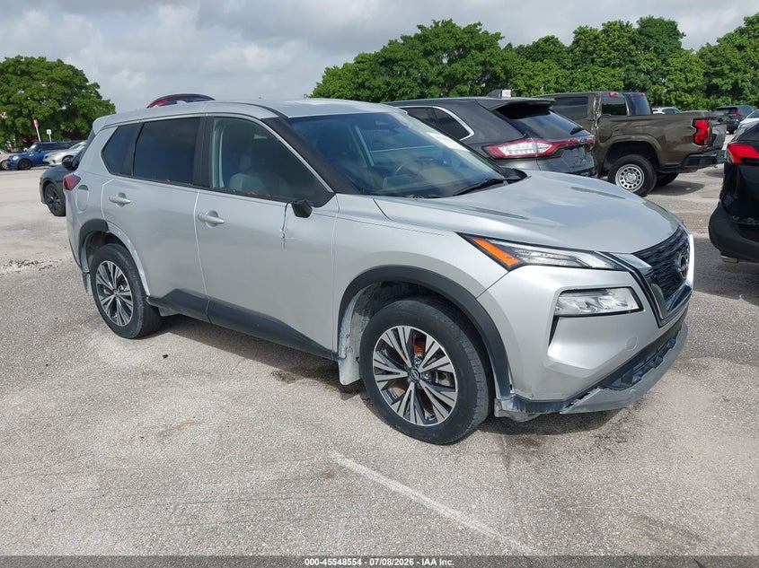 2023 Nissan Rogue VIN JN8BT3BA3PW417888 IAAI salvage auction — RIGHT FRONT, Salvage Title, sold $25 on 2026-07-23 (photo 1)