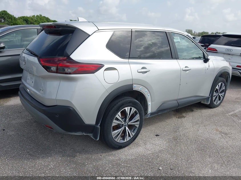 2023 Nissan Rogue VIN JN8BT3BA3PW417888 IAAI salvage auction — RIGHT FRONT, Salvage Title, sold $25 on 2026-07-23 (photo 4)