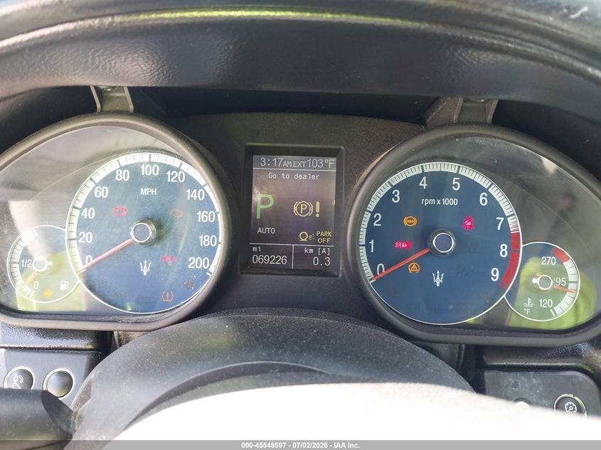 2008 Maserati Quattroporte VIN ZAMFE39A380036832 IAAI salvage auction — REPOSSESSION, Repossession Paperwork (North Carolina), sold $2,700 on 2026-07-21 (photo 7)
