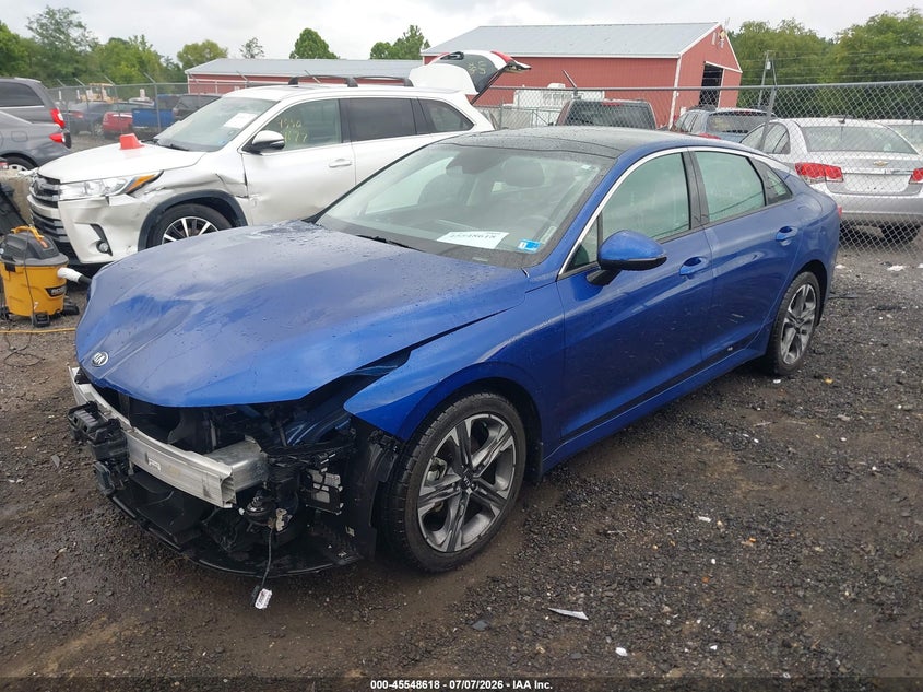 2021 Kia K5 VIN 5XXG34J22MG033793 IAAI salvage auction — FRONT END, Salvage (Virginia), sold $3,950 on 2026-07-21 (photo 2)