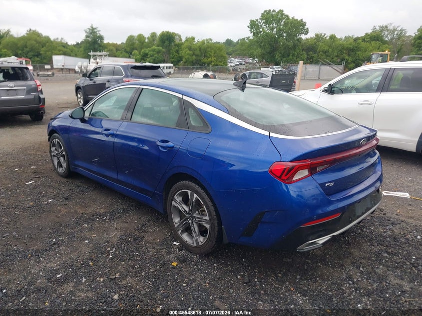 2021 Kia K5 VIN 5XXG34J22MG033793 IAAI salvage auction — FRONT END, Salvage (Virginia), sold $3,950 on 2026-07-21 (photo 3)