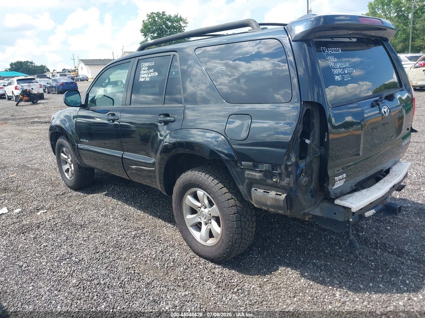 2008 Toyota 4runner VIN JTEZU14R88K006909 IAAI salvage auction — REAR END, Clear (South Carolina), sold $2,800 on 2026-07-28 (photo 3)
