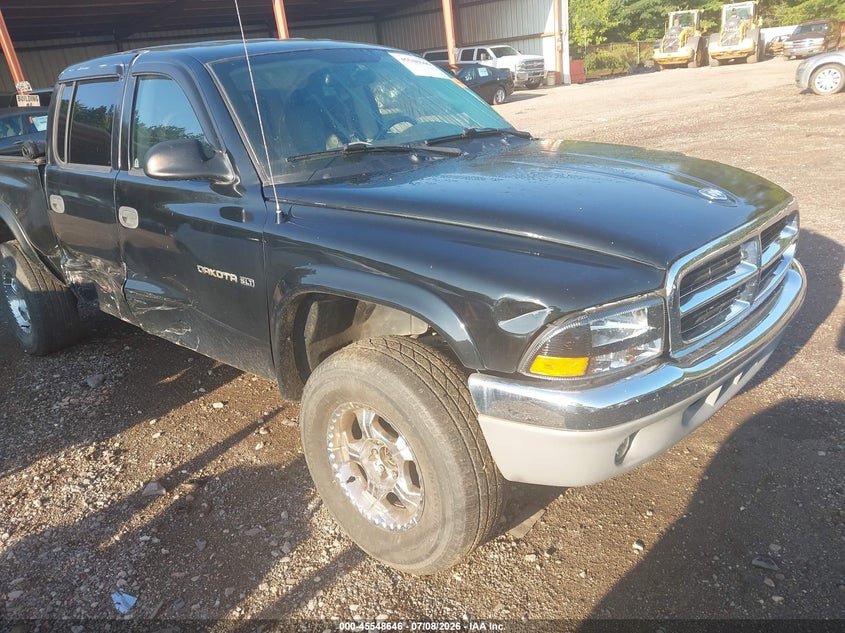 2002 Dodge Dakota VIN 1B7HG48N42S555840 IAAI salvage auction — SIDE, Salvage (Alabama), sold $750 on 2026-07-26 (photo 1)