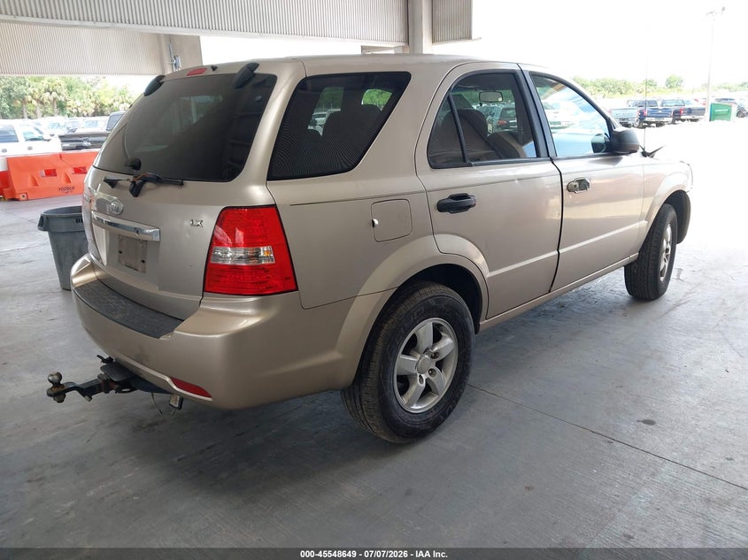 2008 Kia Sorento VIN KNDJD735385838319 IAAI salvage auction — FRONT END, Rebuildable (Florida), sold $325 on 2026-07-29 (photo 4)