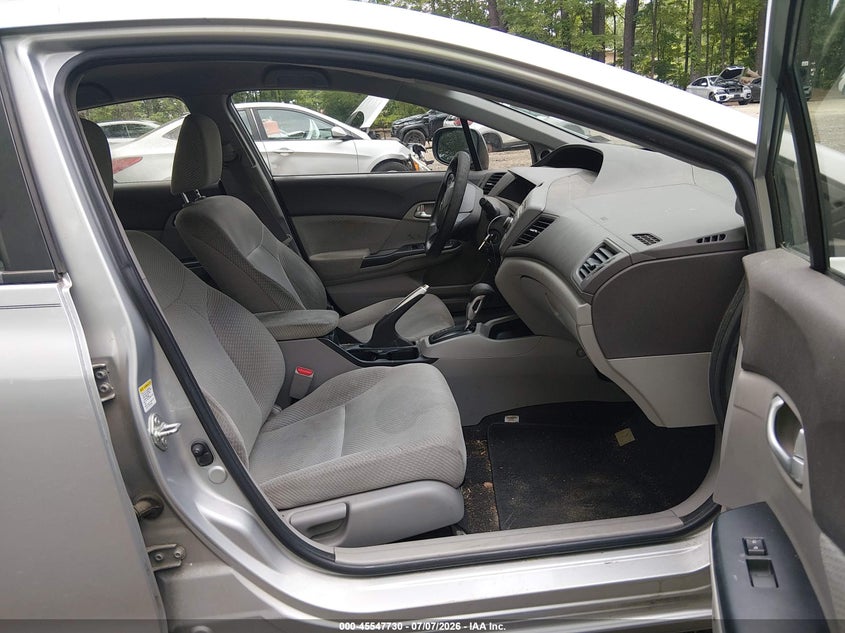 2012 Honda Civic hybrid VIN JHMFB4F2XCS000437 IAAI salvage auction — NORMAL WEAR, Clear (Virginia), sold $1,000 on 2026-07-14 (photo 5)