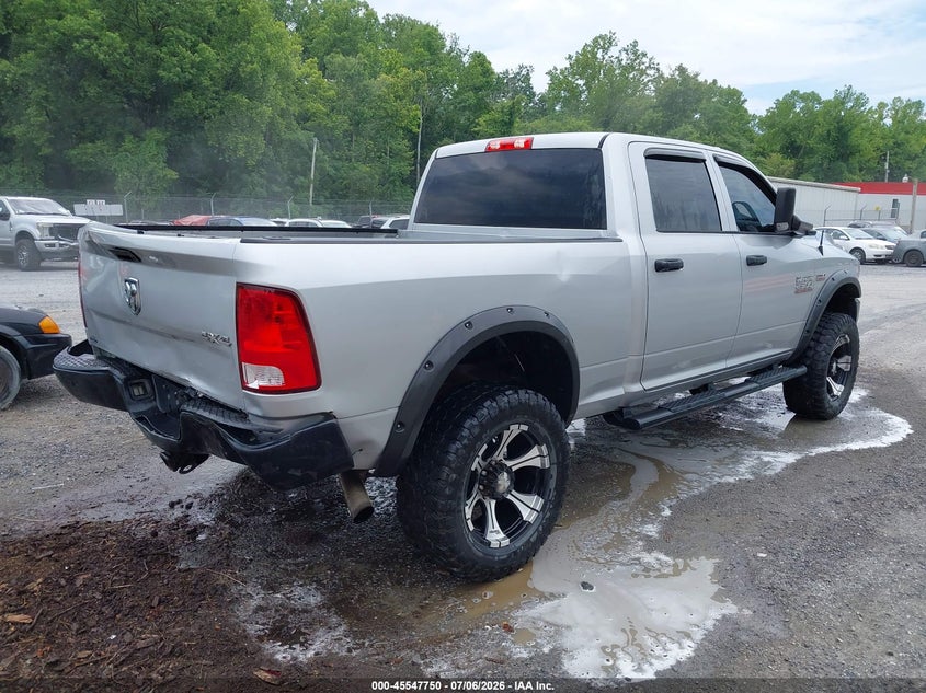 2018 Ram 2500 VIN 3C6UR5CJ1JG313345 IAAI salvage auction — REAR END, Salvage Title, sold $7,400 on 2026-07-25 (photo 4)