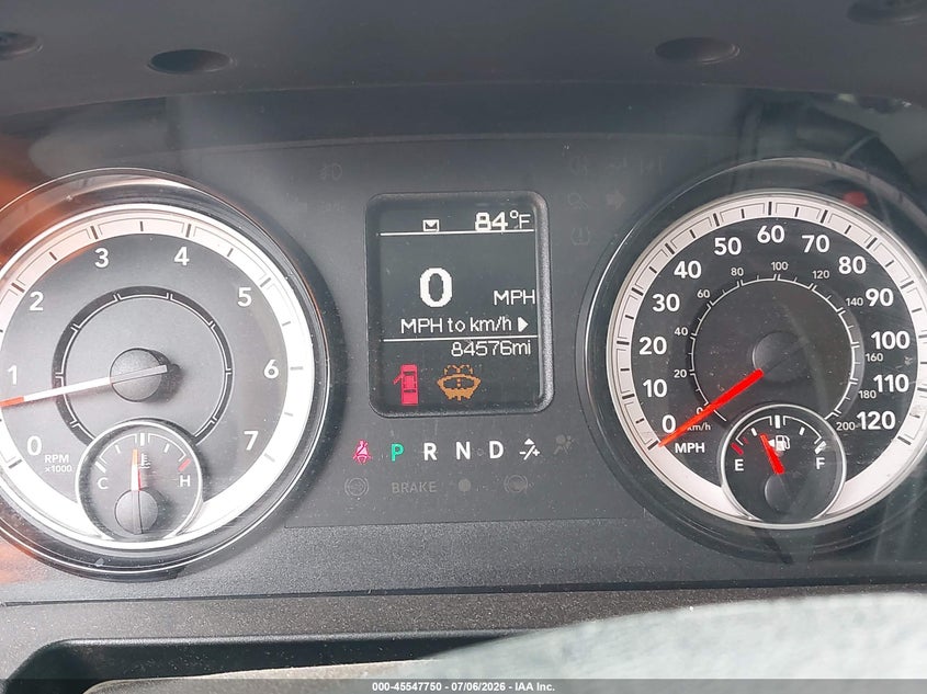 2018 Ram 2500 VIN 3C6UR5CJ1JG313345 IAAI salvage auction — REAR END, Salvage Title, sold $9,700 on 2026-07-28 (photo 7)