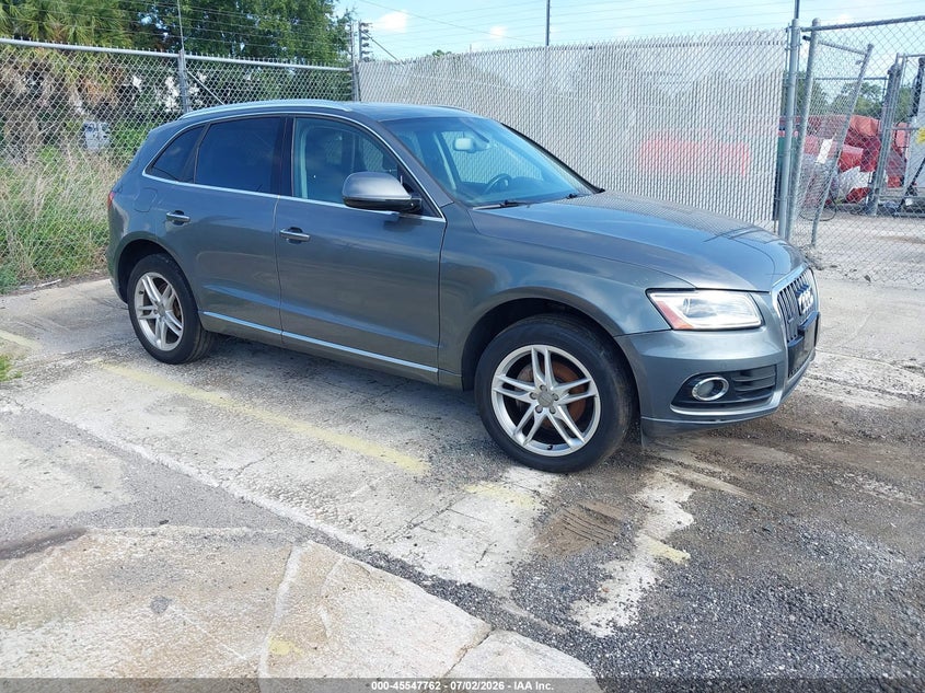 2016 Audi Q5 VIN WA1L2AFP1GA063477 IAAI salvage auction — ENGINE DAMAGE, Clear (Indiana), sold $1,850 on 2026-07-08 (photo 1)
