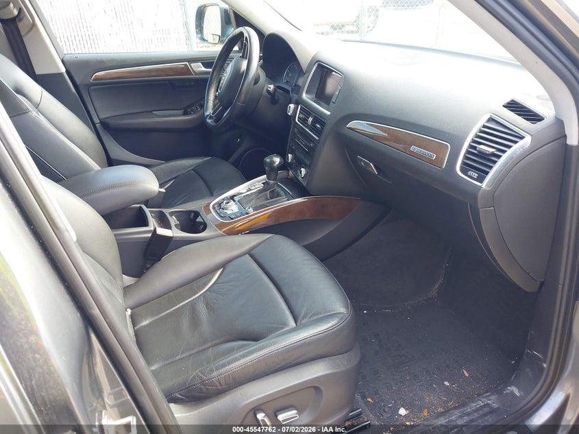 2016 Audi Q5 VIN WA1L2AFP1GA063477 IAAI salvage auction — ENGINE DAMAGE, Clear (Indiana), sold $1,850 on 2026-07-08 (photo 5)