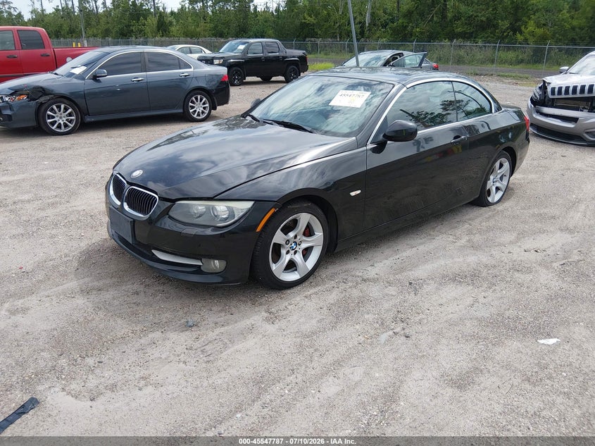 2011 BMW 3 series VIN WBADX7C50BE242402 IAAI salvage auction — FRONT END, Clear (Florida), sold $25 on 2026-07-12 (photo 2)