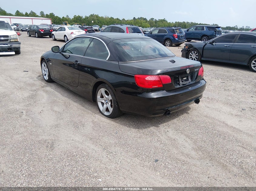 2011 BMW 3 series VIN WBADX7C50BE242402 IAAI salvage auction — FRONT END, Clear (Florida), sold $25 on 2026-07-12 (photo 3)