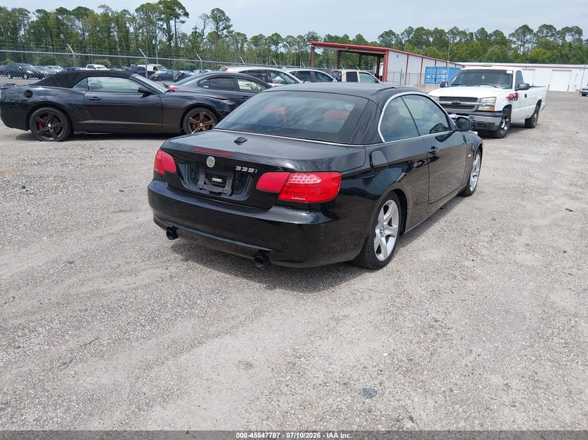 2011 BMW 3 series VIN WBADX7C50BE242402 IAAI salvage auction — FRONT END, Clear (Florida), sold $25 on 2026-07-12 (photo 4)